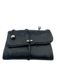 Coach Black Textile Satin travel Wrap Bag Black / Mini