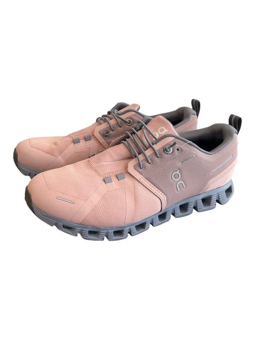 On Cloud Shoe Size 8.5 Pink Manmade Material Almond Toe lace up Sneaker Shoes Pink / 8.5