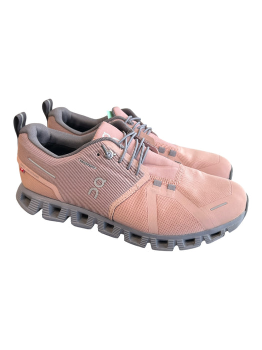 On Cloud Shoe Size 8.5 Pink Manmade Material Almond Toe lace up Sneaker Shoes Pink / 8.5