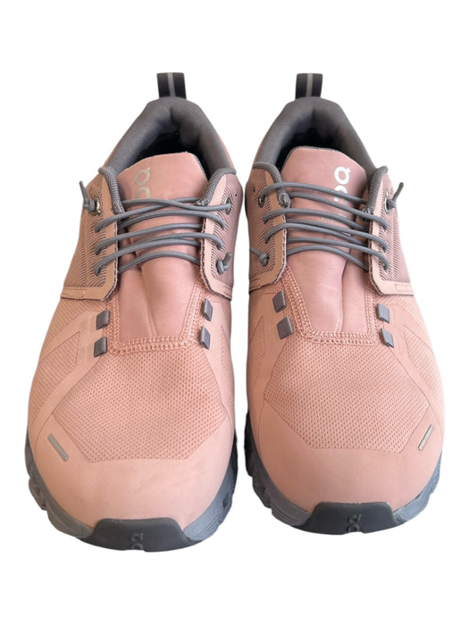 On Cloud Shoe Size 8.5 Pink Manmade Material Almond Toe lace up Sneaker Shoes Pink / 8.5