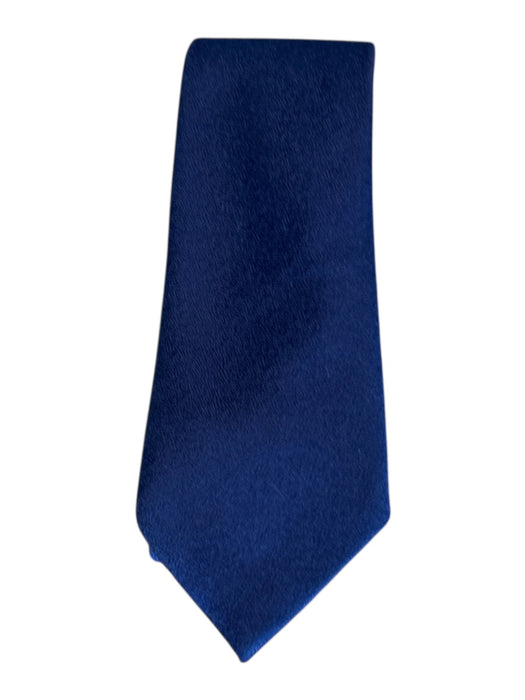 Charvet Blue Silk Solid Men's Ties Blue