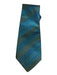 Fendi Green & Blue Silk Plaid Men's Ties Green & Blue
