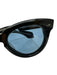 Jacques Marie Mage Like New Black Plastic Solid Men's Sunglasses Black