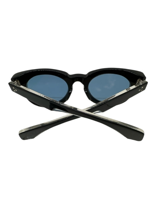 Jacques Marie Mage Like New Black Plastic Solid Men's Sunglasses Black
