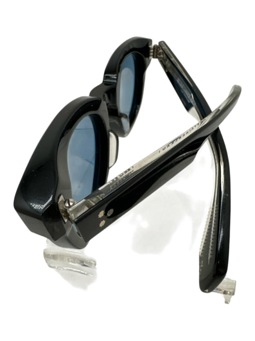 Jacques Marie Mage Like New Black Plastic Solid Men's Sunglasses Black