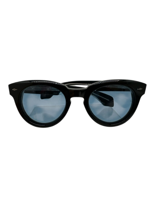 Jacques Marie Mage Like New Black Plastic Solid Men's Sunglasses Black