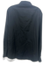 Celine Size 42 Black Cotton Solid Button Down Men's Long Sleeve Shirt Black / 42