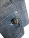 Louis Vuitton Size L Blue Cotton Solid Chambray Men's Long Sleeve Shirt Blue / L