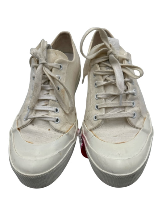 Bottega Veneta Shoe Size 42 AS IS White Canvas Solid Sneaker Men's Shoes White / 42