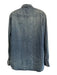RRL Size XL med light wash Cotton Solid Western Button up Long Sleeve Shirt med light wash / XL