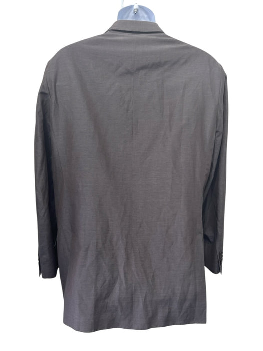 Ermenegildo Zegna Gray Silk & Linen Solid 2 Button Men's Blazer Gray / 54L