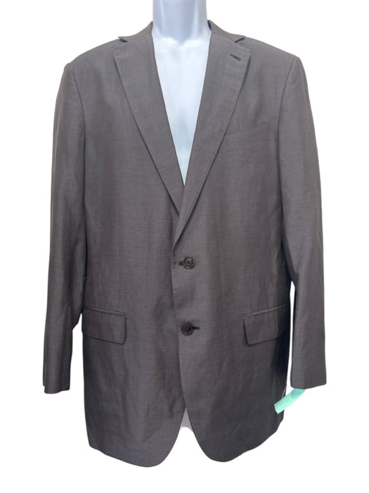 Ermenegildo Zegna Gray Silk & Linen Solid 2 Button Men's Blazer Gray / 54L