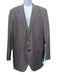 Ermenegildo Zegna Gray Silk & Linen Solid 2 Button Men's Blazer Gray / 54L