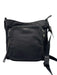 Tumi Black & Gunmetal Nylon Logo Zip Pocket Adjustable Strap Crossbody Bag Black & Gunmetal / Medium