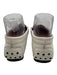 Tods Shoe Size 39 White Pebble Leather Round Toe embossed logo Loafer Flats White / 39