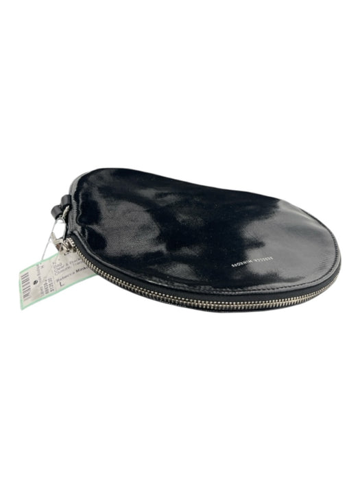 Rebecca Minkoff Clear & Black PVC & Leather Magnetic Closure Translucent Bag Clear & Black / L