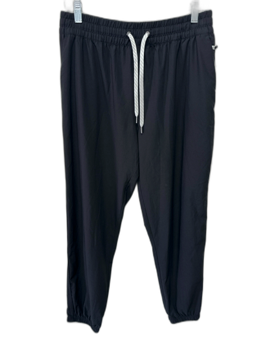 Vuori Size L Black Polyester Blend Elastic & Drawstring Waist Pocketed Pants Black / L