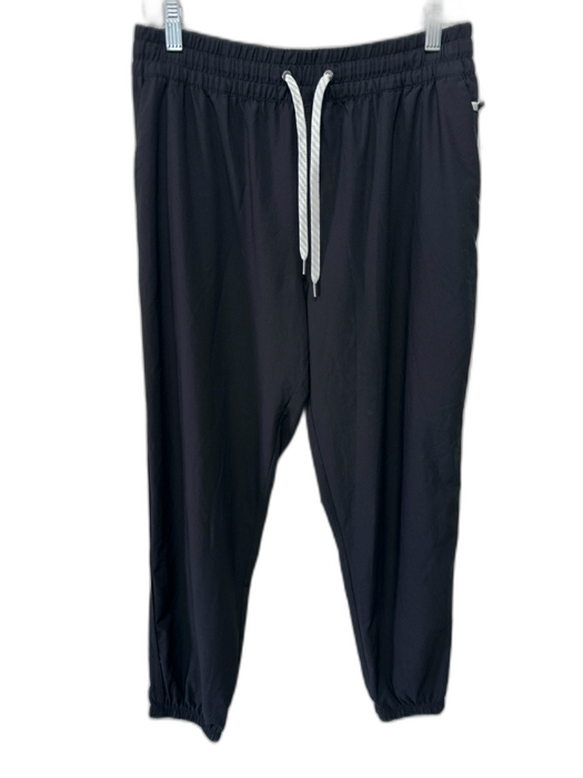Vuori Size L Black Polyester Blend Elastic & Drawstring Waist Pocketed Pants Black / L