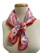 Swells Pink, Orange & blue Silk Printed Mahjong Square scarf Pink, Orange & blue / 26"