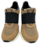 Sneex Shoe Size 6 Tan & black Textile & Leather Upper Suede Detail Sneakers Tan & black / 6
