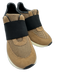 Sneex Shoe Size 6 Tan & black Textile & Leather Upper Suede Detail Sneakers Tan & black / 6