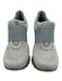 Sneex Shoe Size 6 Blue & Gray Suede & Leather Mesh Stretch Strap Slip On Pumps Blue & Gray / 6