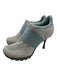 Sneex Shoe Size 6 Blue & Gray Suede & Leather Mesh Stretch Strap Slip On Pumps Blue & Gray / 6