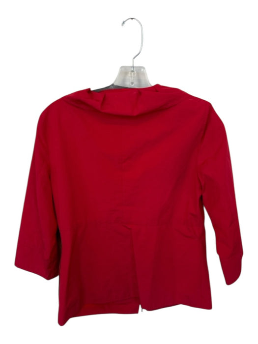 Doncaster Size 4 Red Polyester & Nylon Long Sleeve Collar Shoulder Pads Jacket Red / 4