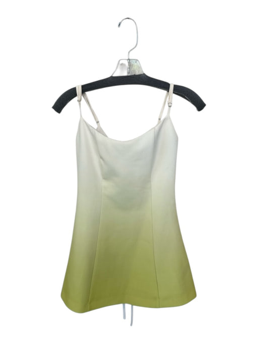 Murci Size 2 Yellow Polyester & Cotton Spaghetti Strap Ombre Mini Dress Yellow / 2