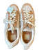 Dolce Vita Shoe Size 8 Cream & Brown Canvas & Leather Knit Athletic Sneakers Cream & Brown / 8