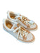 Dolce Vita Shoe Size 8 Cream & Brown Canvas & Leather Knit Athletic Sneakers Cream & Brown / 8