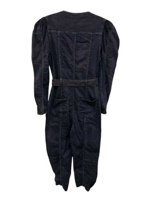 Ulla Johnson Size 4 Indigo Purple Cotton Blend Denim Zip Front Jumpsuit Indigo Purple / 4