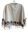 Ivy Jane Size S/M Cream & Multi 100% Cotton Long Sleeve Open Front Cardigan Cream & Multi / S/M