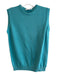 Julia Amory Size S White Cotton Sleeveless solid color Knit Round Neck Top White / S
