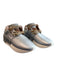 Esseutesse Shoe Size 37 Silver Leather Almond Toe Fringe Detail Sneaker Shoes Silver / 37