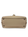 MCM Beige Leather Magnetic  Flap Multiple Straps Zip Pocket Hand Bag Beige