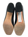Stuart Weitzman Shoe Size 9.5 Black Leather Upper Block Heel Chisel Toe Pumps Black / 9.5