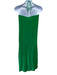 Halston Size 10 Green Polyester layered Darted Layered Wide Leg Jumpsuit Green / 10
