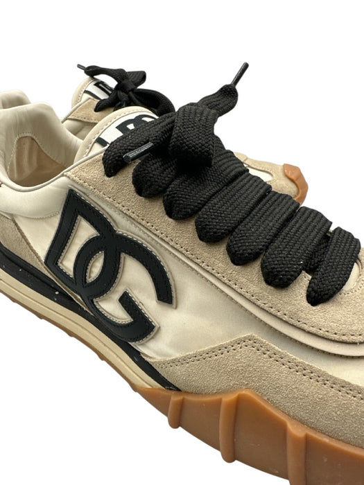 Dolce & Gabbana Shoe Size 11 Like New Beige Suede & Synthetic Solid Men's Shoes Beige / 11