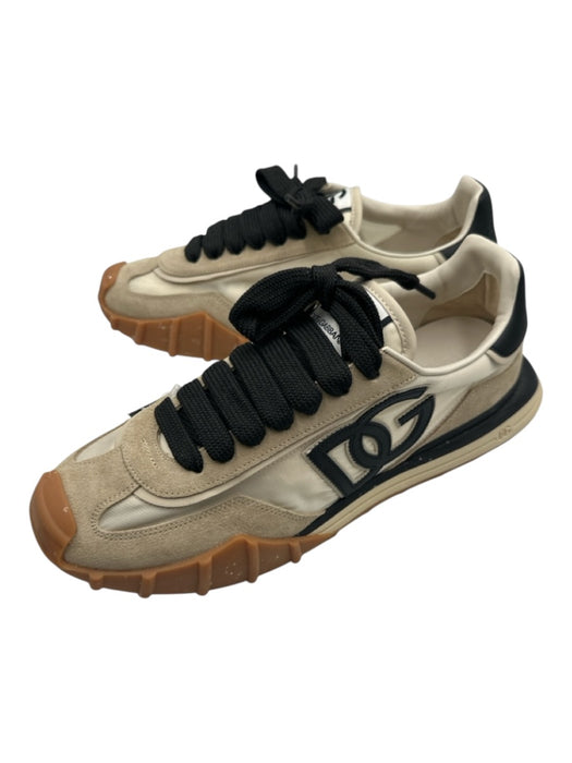 Dolce & Gabbana Shoe Size 11 Like New Beige Suede & Synthetic Solid Men's Shoes Beige / 11