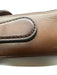 Gucci Brown Leather Web Stripe Crossbody Saddle Gold Hardware Bag Brown / Small