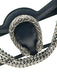 Gucci Green & Navy Wool Leather Silver Hardware Flap Chain Bag Green & Navy / S/M