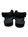 Fendi Shoe Size 10 Black Textile Toe Strap Zucca Monogram Mesh Sandals Black / 10