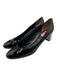 Fendi Shoe Size 42 Black & White Patent Leather Almond Toe Midi Block Heel Pumps Black & White / 42