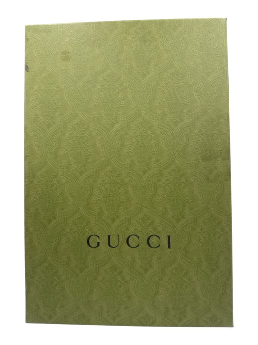 Gucci Shoe Size 42 Black, Brown & Multi Leather & Wood Square Toe Sandals Black, Brown & Multi / 42