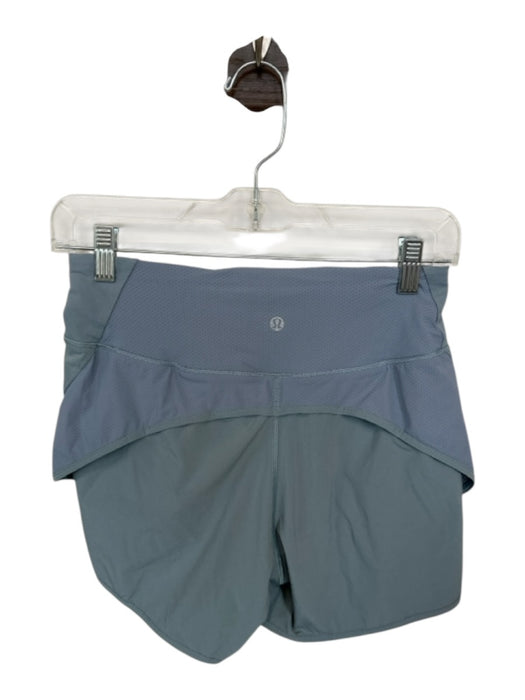 Lululemon Size 4 Slate Gray Recycled Polyester High Waist Athletic Shorts Slate Gray / 4