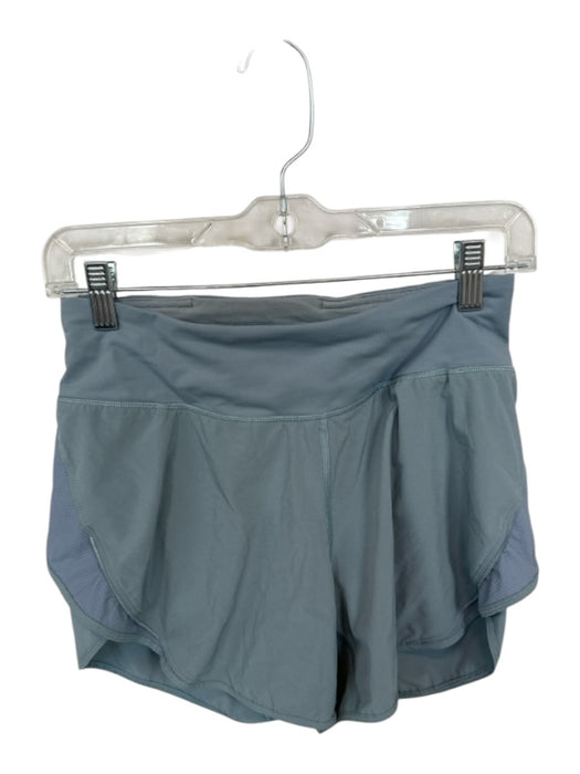 Lululemon Size 4 Slate Gray Recycled Polyester High Waist Athletic Shorts Slate Gray / 4