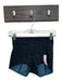 Lululemon Size 6 Navy & Black Nylon Blend High Ankle Abstract Bike Shorts Shorts Navy & Black / 6
