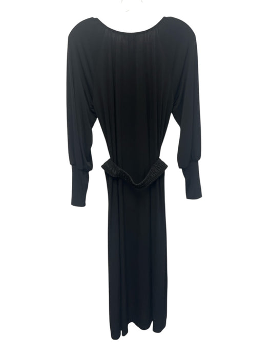 Tuckernuck Size S Black Polyester Long Sleeve Dress Black / S