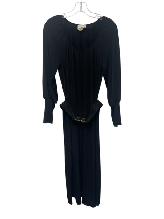Tuckernuck Size S Black Polyester Long Sleeve Dress Black / S